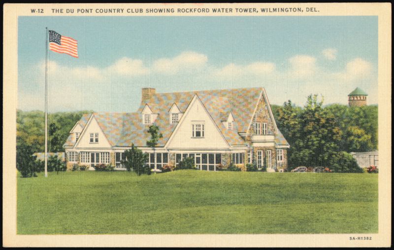 Du Pont Country Club and Rockford Water Tower Wilmington Delaware