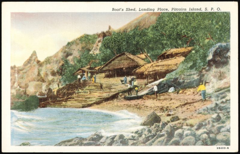 Boat's Shed, Landing Place, Pitcairn Island Adamstown Pitcairn Islands