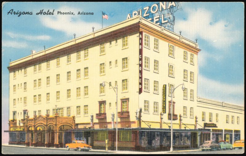 Arizona Hotel, 150 Modern Rooms Cooled by Refrigeration Phoenix