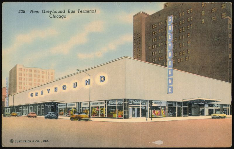 New Greyhound Bus Terminal, Chicago Illinois