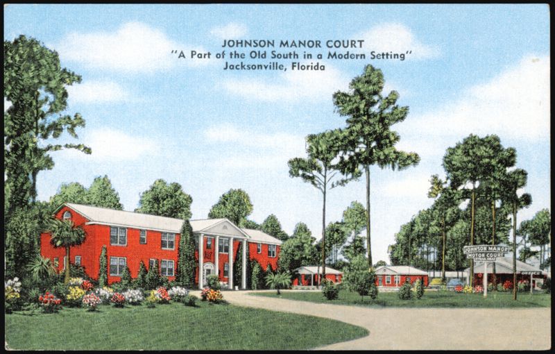Johnson Manor Court, A Part of the Old South Jacksonville Florida
