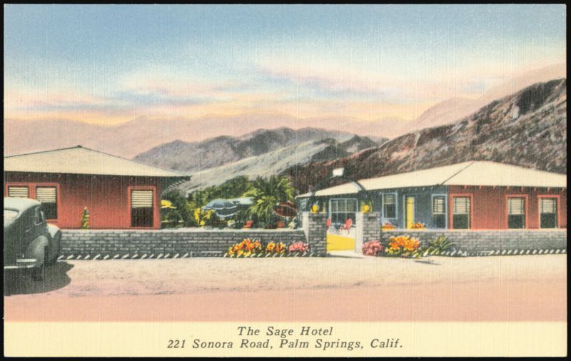 The Sage Hotel, 221 Sonora Road, Palm Springs, California