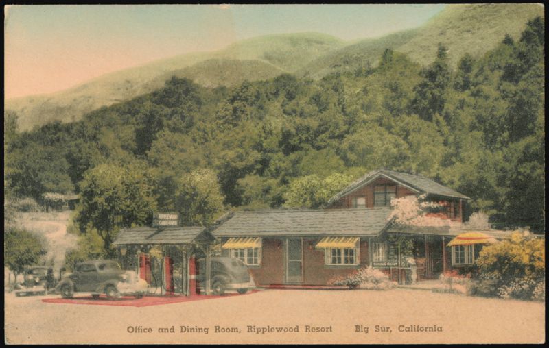 Office and Dining Room, Ripplewood Resort, Big Sur California