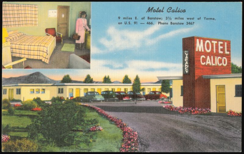 Motel Calico, Yermo, California, U.S. 91-466