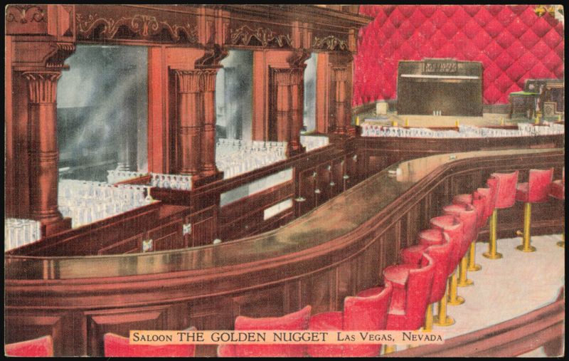 Saloon at The Golden Nugget, Where Fortune Smiles Las Vegas Nevada