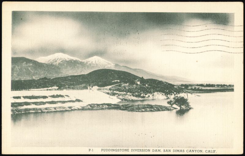 Puddingstone Diversion Dam, San Dimas Canyon California