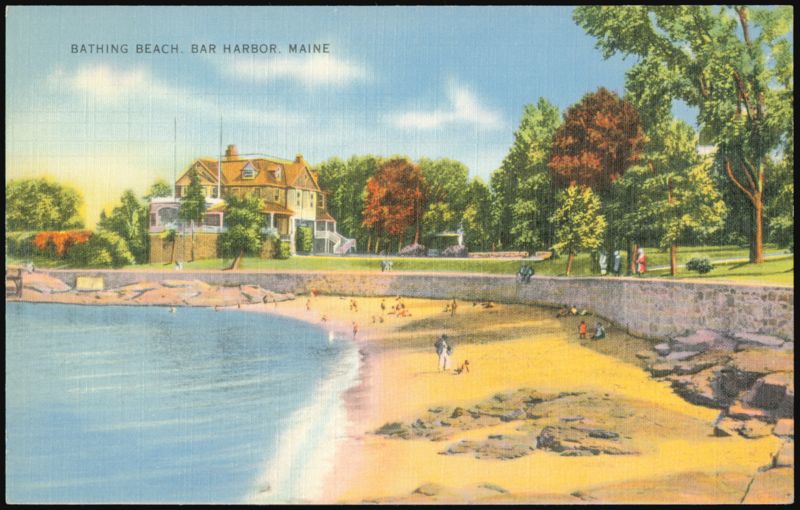 Bathing Beach, Bar Harbor, Maine
