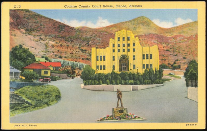 Cochise County Court House and Miners' Monument Bisbee Arizona