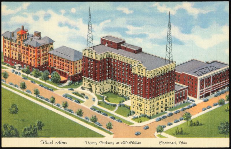 Hotel Alms, Victory Parkway at McMillan Cincinnati Ohio