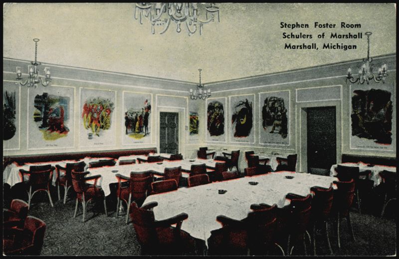 Stephen Foster Room, Schulers of Marshall, Michigan