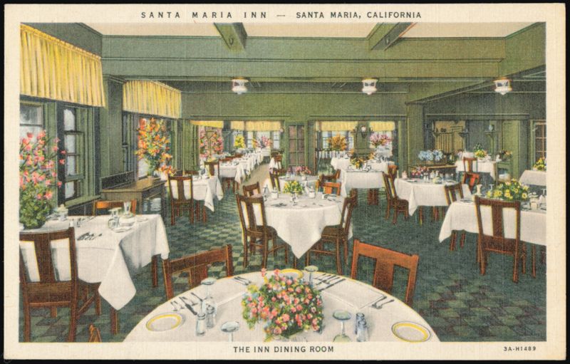 Santa Maria Inn Dining Room, California