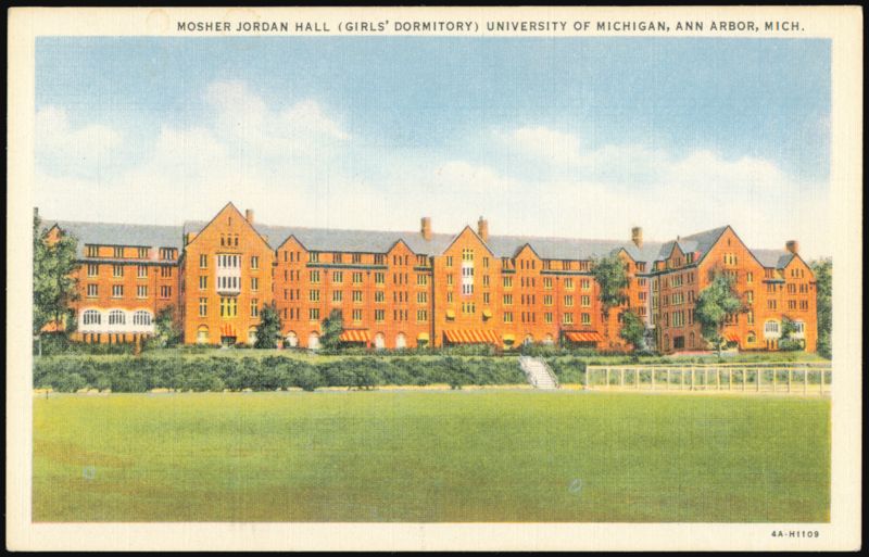 Mosher Jordan Hall Girls' Dormitory, University of Michigan Ann Arbor