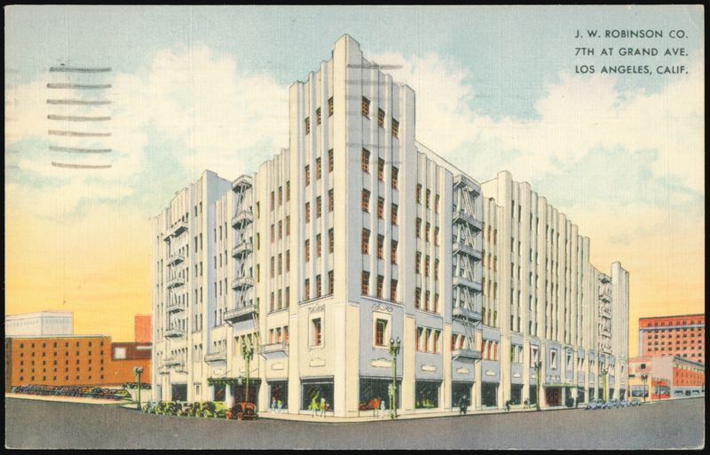 J. W. Robinson Co. Department Store, 7th at Grand Ave. Los Angeles California