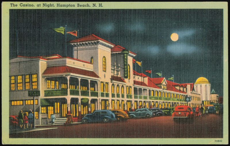 The Casino at Night, Hampton Beach, New Hampshire