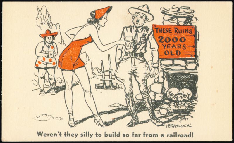 Humorous Cartoon: These Ruins 2000 Years Old