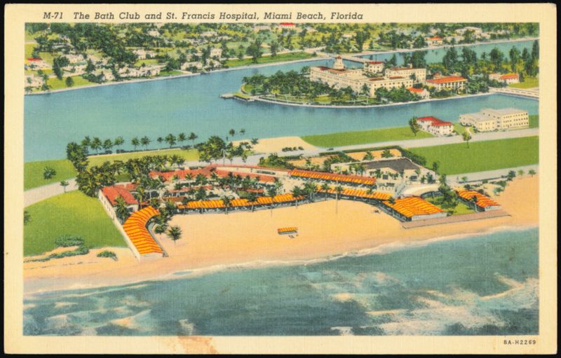 The Bath Club and St. Francis Hospital Miami Beach Florida