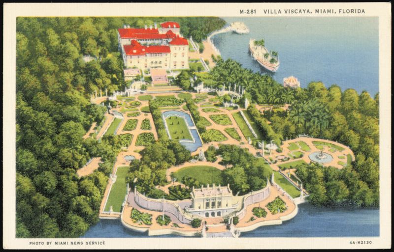 Villa Vizcaya Gardens and Estate, Miami, Florida