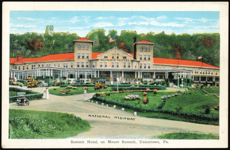 Summit Hotel on Mount Summit, Uniontown, Pennsylvania