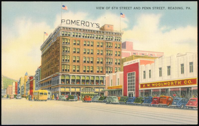 Pomeroy's Department Store, 6th and Penn Street Reading Pennsylvania