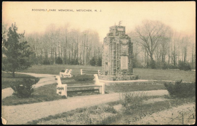 Roosevelt Park Memorial, Metuchen, New Jersey