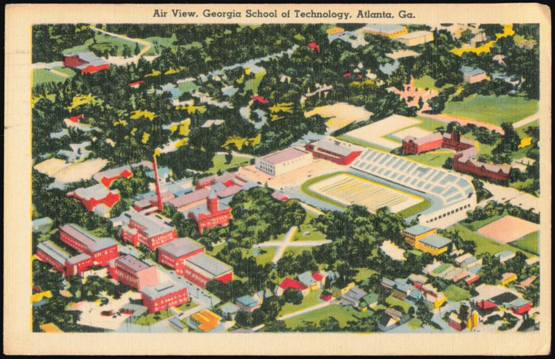 Air View, Georgia School of Technology, Atlanta