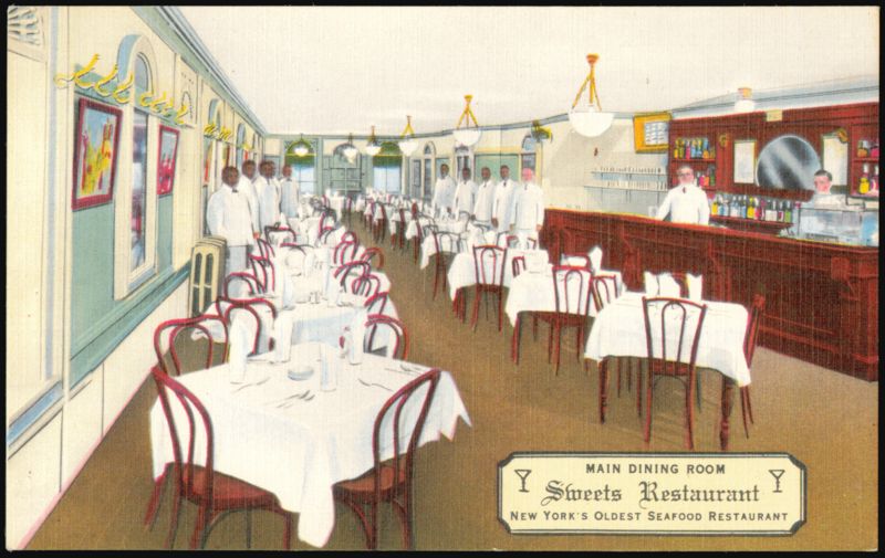 Sweets Restaurant Main Dining Room, New York City