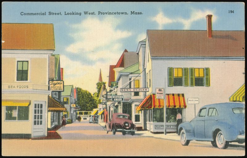 Commercial Street Looking West, Provincetown, Massachusetts