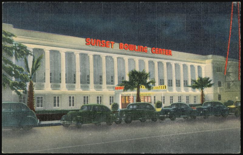Sunset Bowling Center, Hollywood, California