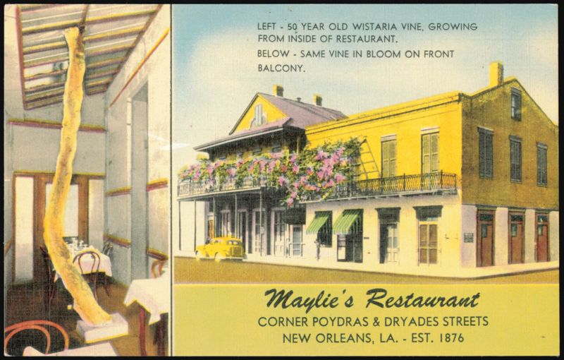 Maylie's Restaurant, Corner Poydras & Dryades Streets New Orleans Louisiana