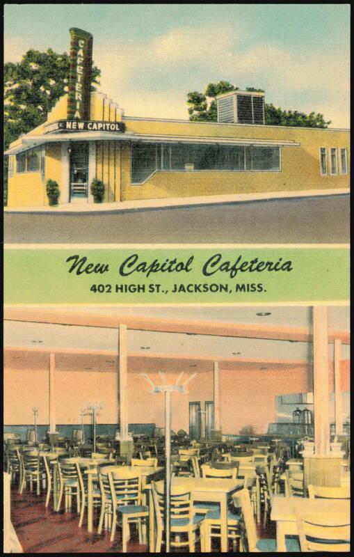 New Capitol Cafeteria, 402 High Street Jackson Mississippi