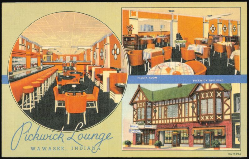 Pickwick Lounge, Fiesta Room, and Theatre Wawasee Indiana