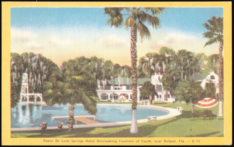 Ponce De Leon Springs Hotel and Fountain of Youth DeLand Florida