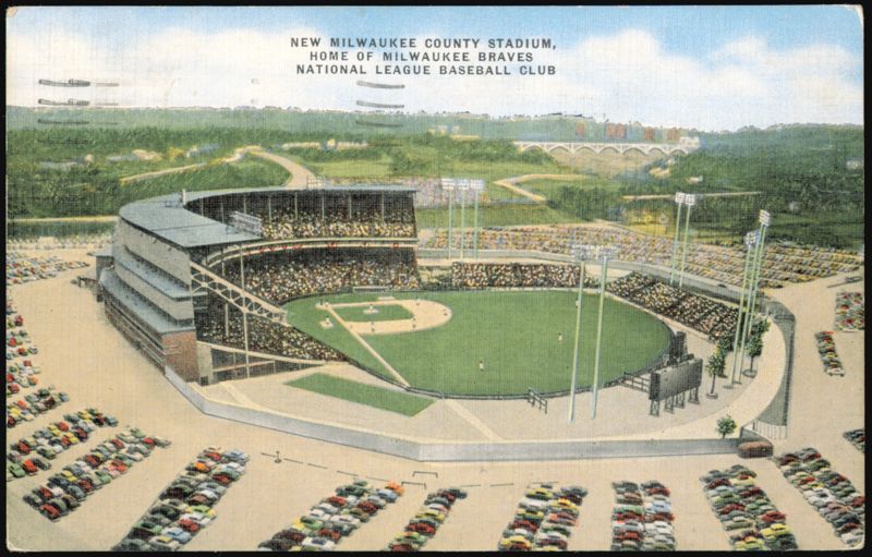New Milwaukee County Stadium, Home of Milwaukee Braves Wisconsin