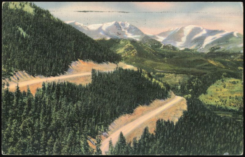 Mt. Ypsilon and Mummy Range, Trail Ridge Road Estes Park Colorado