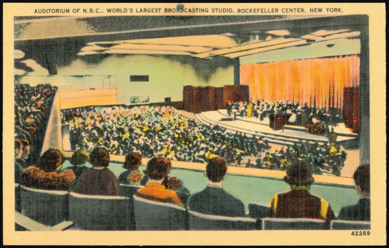 NBC Auditorium Studio, Rockefeller Center, New York