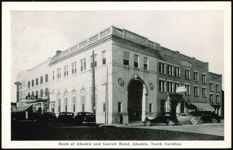 Bank of Ahoskie and Garrett Hotel Building North Carolina