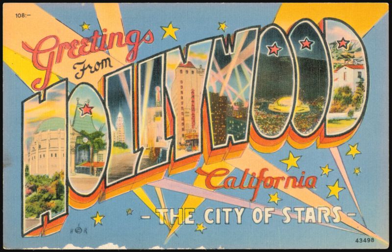 Greetings From Hollywood, California - The City of Stars