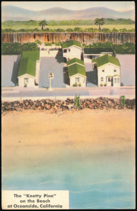 Knotty Pine Cottages on the Beach, Oceanside, California