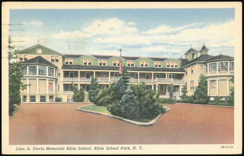 John A. Davis Memorial Bible School, Bible School Park New York