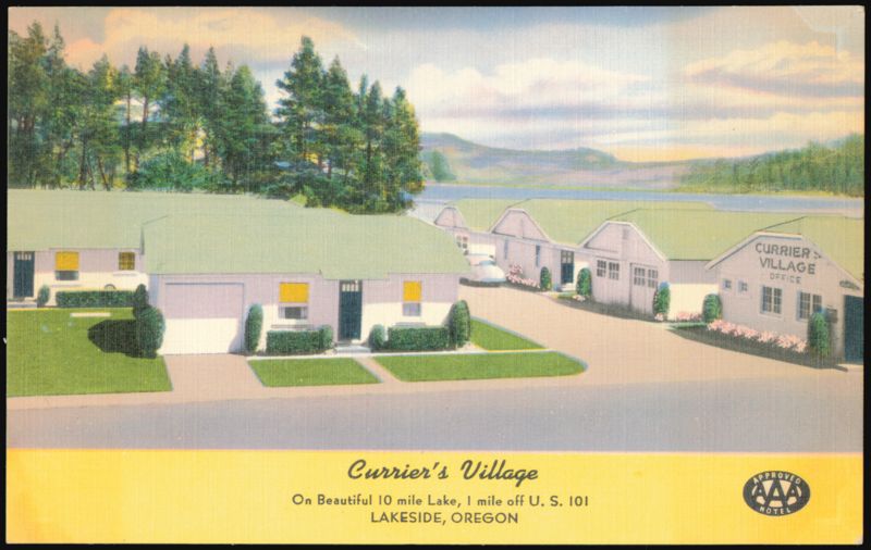 Currier's Village, 36-Unit Motel on 10 Mile Lake Lakeside Oregon