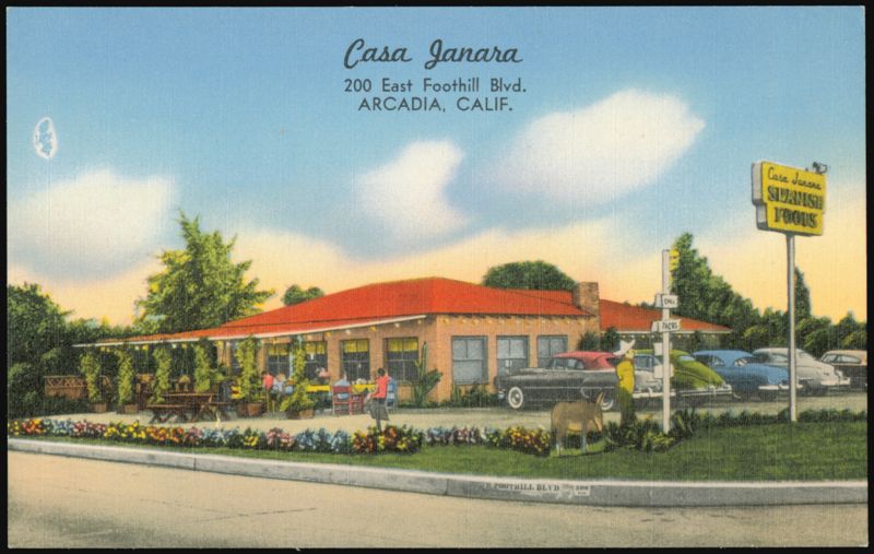Casa Janara Mexican Food Restaurant, Arcadia, California