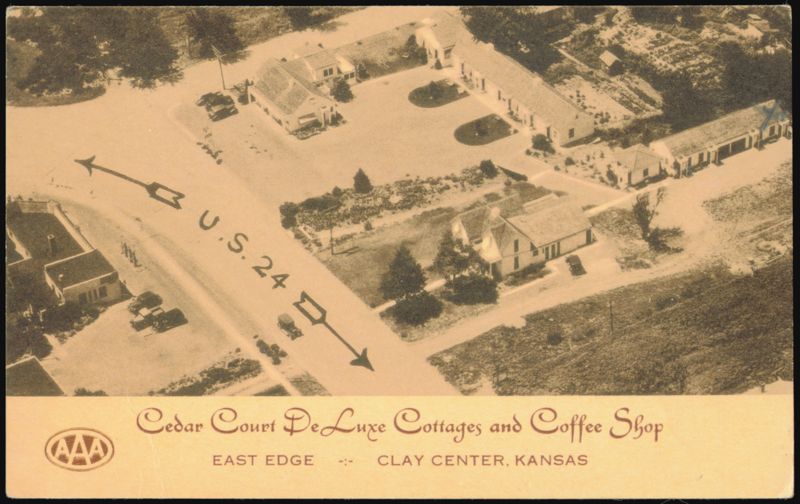 Cedar Court De Luxe Cottages and Coffee Shop, US 24 Clay Center Kansas