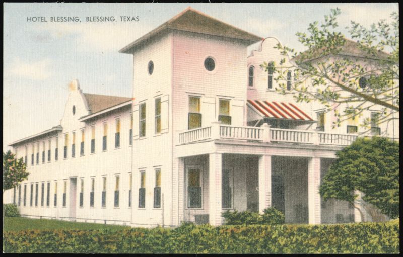 Hotel Blessing, Matagorda County Texas