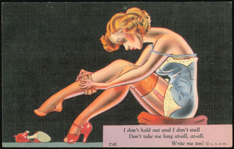 Modern Girl Comics Pin-up Illustration, Humorous Quote