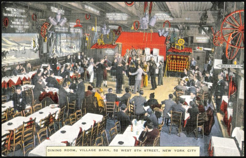 Village Barn Restaurant, 52 West 8th Street, New York City