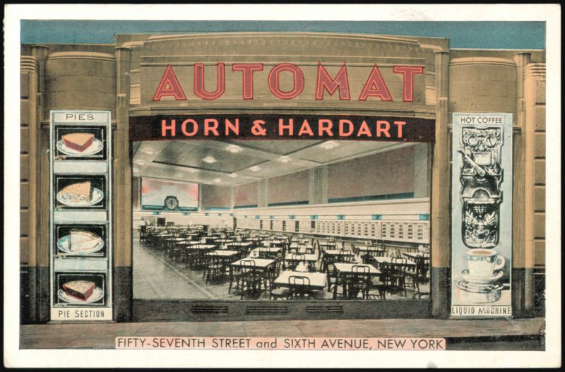 Horn & Hardart Automat, 57th Street and 6th Avenue New York