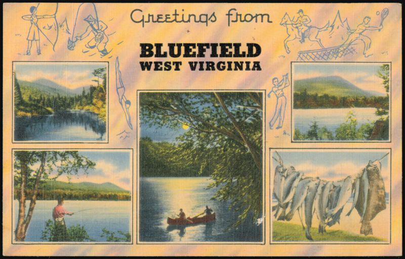 Greetings from Bluefield, West Virginia Scenic Views