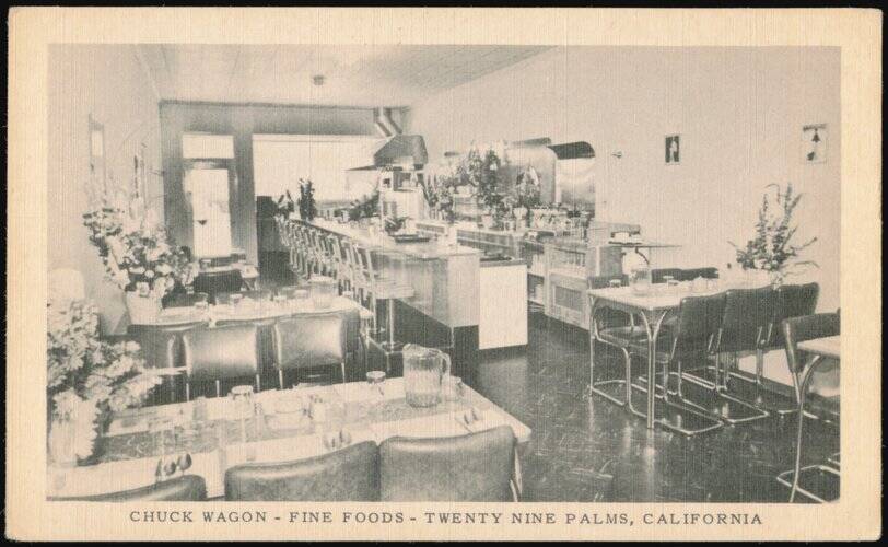 Chuck Wagon Fine Foods Restaurant Interior Twentynine Palms California