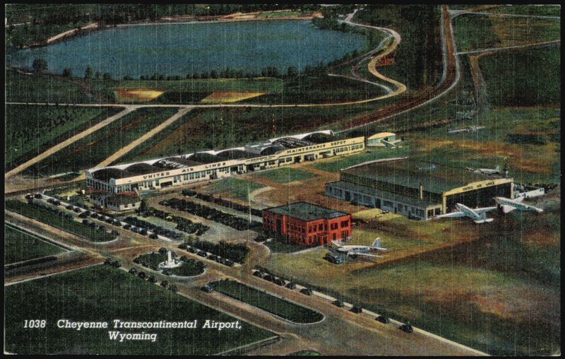 United Air Lines Maintenance Depot, Cheyenne Airport Wyoming