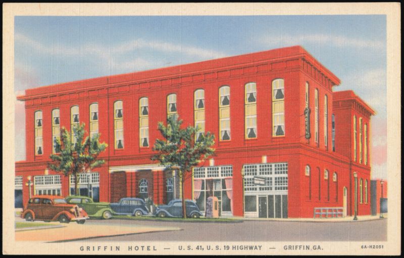 Griffin Hotel, U.S. 41 and U.S. 19 Highway Georgia